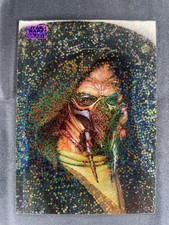 2025 Topps Star Wars Chrome Galaxy Plo Koon Purple Speckle Refractor /125