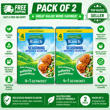 Hidden Valley Gluten Free Ranch Dressing Seasoning Mix, 4 Packets 2-Pack