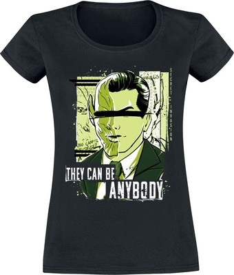 Secret Invasion T-Shirt Damen They Can Be Anybody schwarz