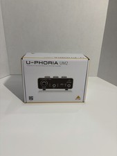 Behringer U-Phoria UM2 USB Audio Interface with XENYX Mic Preamp Black