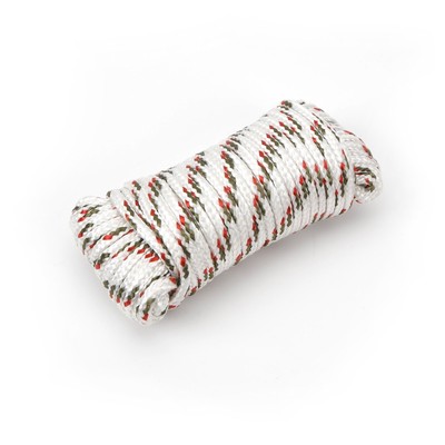 2 Pack 50 Foot Polyester Utility Cord/Rope Suitable for Putting A Tent Up White