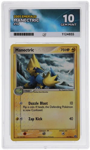 Manectric graded ACE 10 for sale on eBay