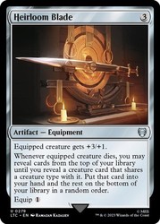 Heirloom Blade (279/626) - Commander: The Lord of the Rings: Tales of Middle-earth