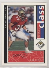 1998 Upper Deck UD Choice Rookie Class Keith Brooking #197 2xd