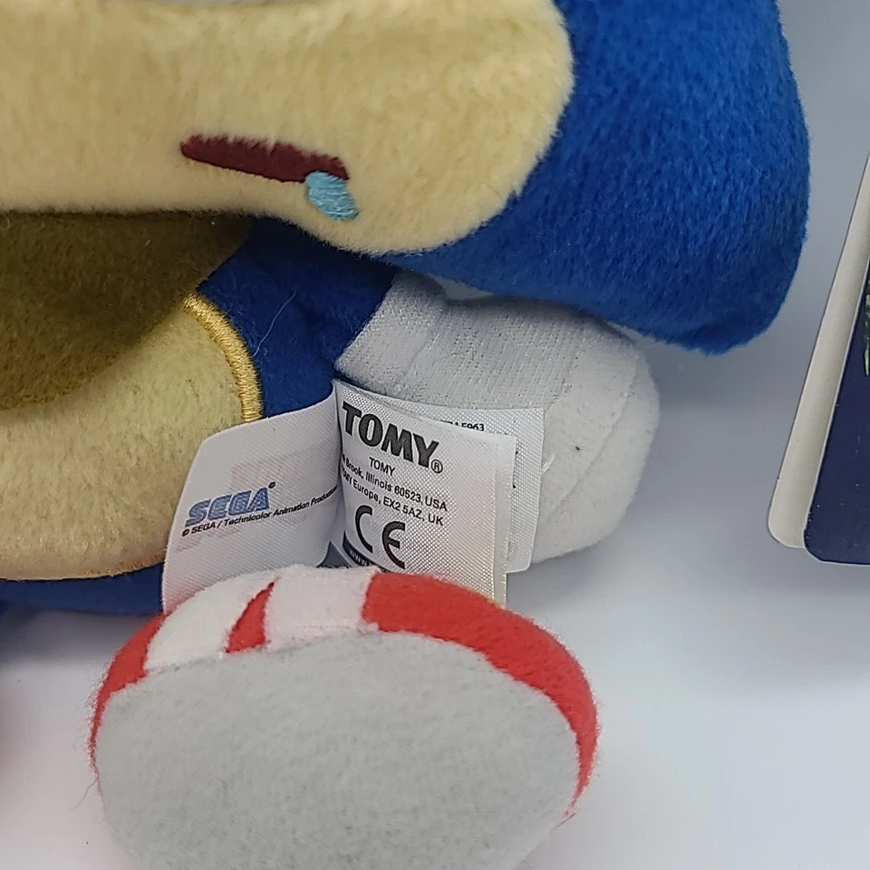 Raro juguete de peluche Sonic Boom Sleeping Sonic The Hedgehog 10" de Tomy T22343 Foto 4 de 4