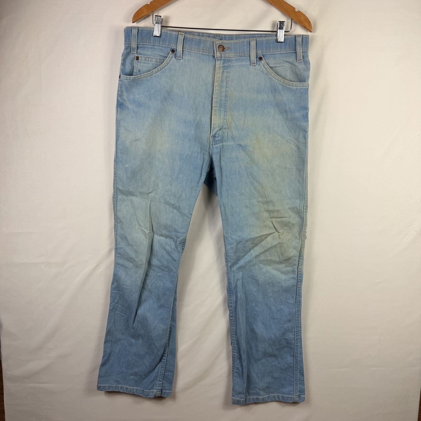 Vintage Levi's Action Jeans Straight Fit Blue Mens 36x30 Brown Tab 40547-2317