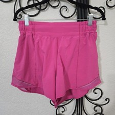 Lululemon Hotty Hot Shorts 4" Sonic Pink 8