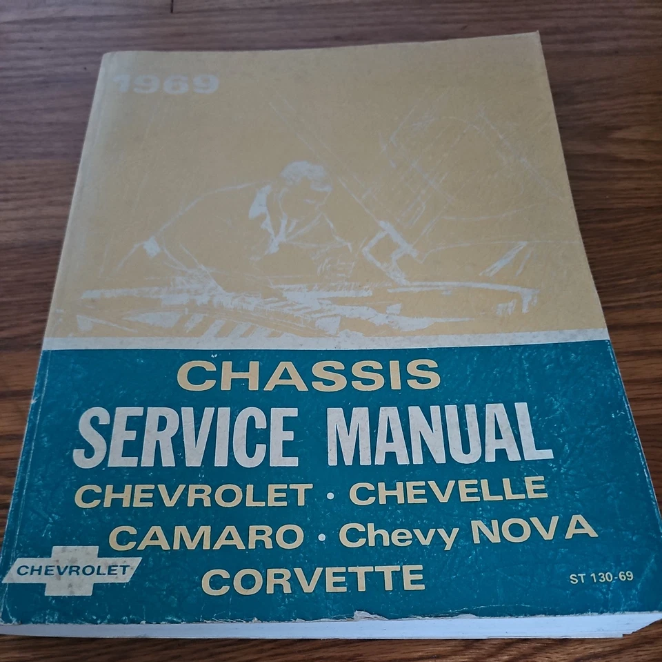 1969 Chevrolet Chevelle Impala Chevy Nova Corvette Chassis Service Shop Manual - Image 2 of 4