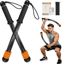 Cordless Battle Ropes, Ropeless Battle Rope for Home Gym, with 8 Adjustable
