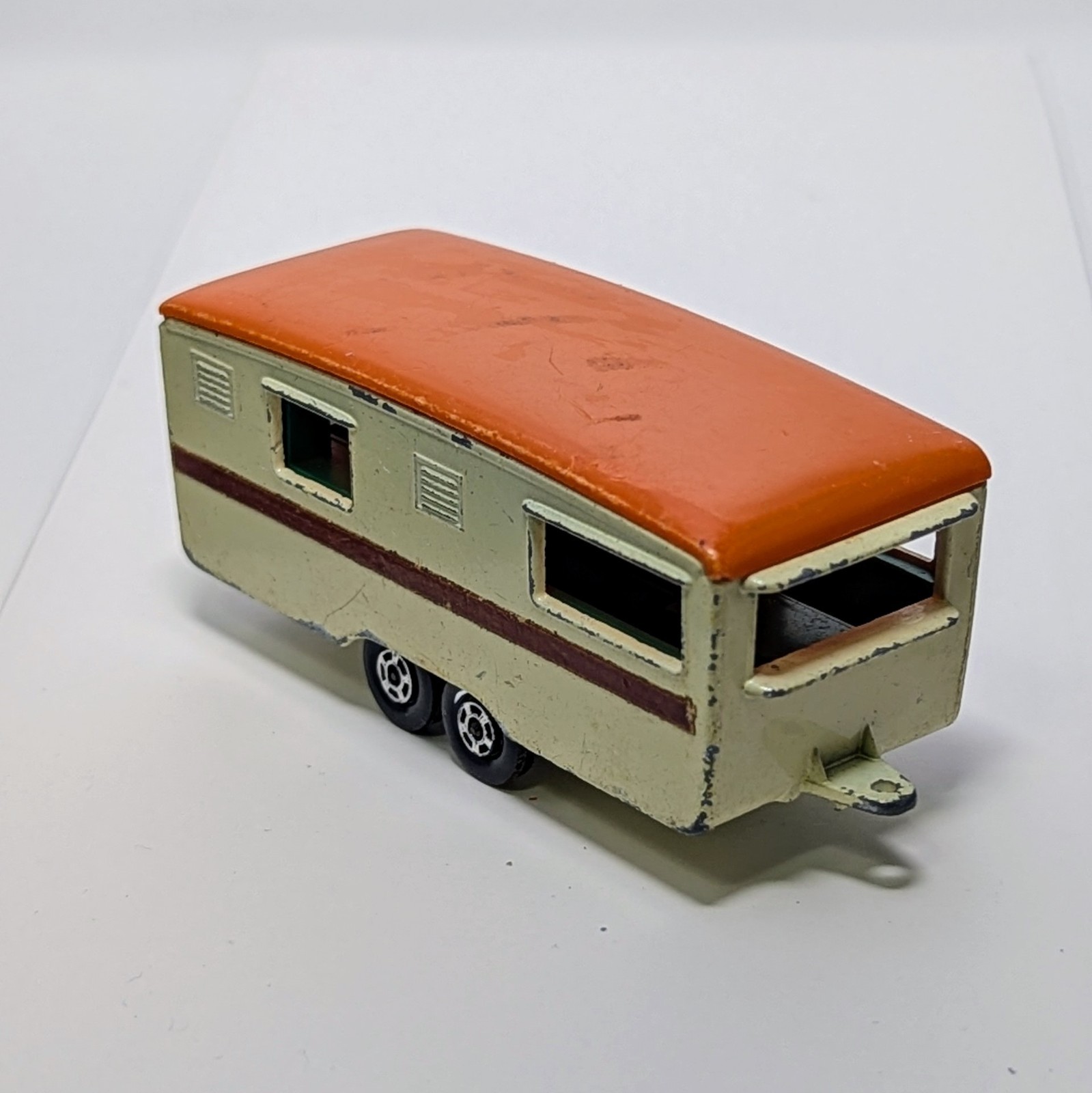 1970 MATCHBOX LESNEY 57 TRAILER CARAVAN CREAM EXCELLENT CONDITION