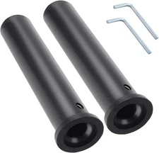 Olympic Adapter Sleeve 8 inch,Converts 1 inch Standard Weight Plate Posts to 2 i