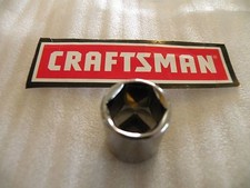 New Craftsman 12 Drive Dr Sae Inch In Shallow Socket 6 Point Pt 6pt- Any Size