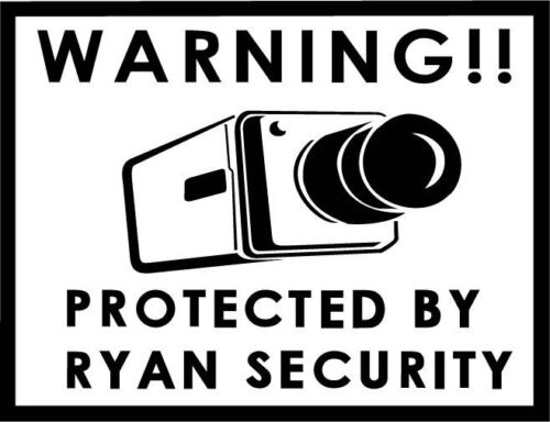 Ryan Security - Bioshock Vinyl Decal Laptop Decal Bumper Sticker Window Sticker - Picture 1 of 1