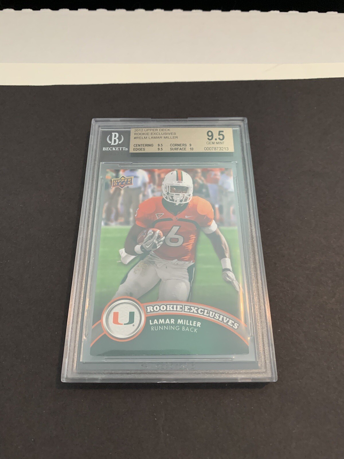Lamar Miller Upper Deck Rookie Exclusives #RELM Base