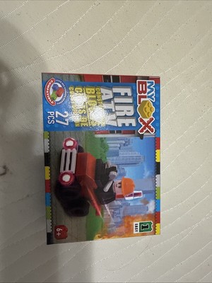 Make it Blocks FIREMAN WITH ATV Sealed New  27 Pieces