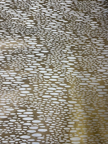Papel de envoltura vintage dorado op art mediados de siglo moderno mod años 50 años 60 - Imagen 7 de 7