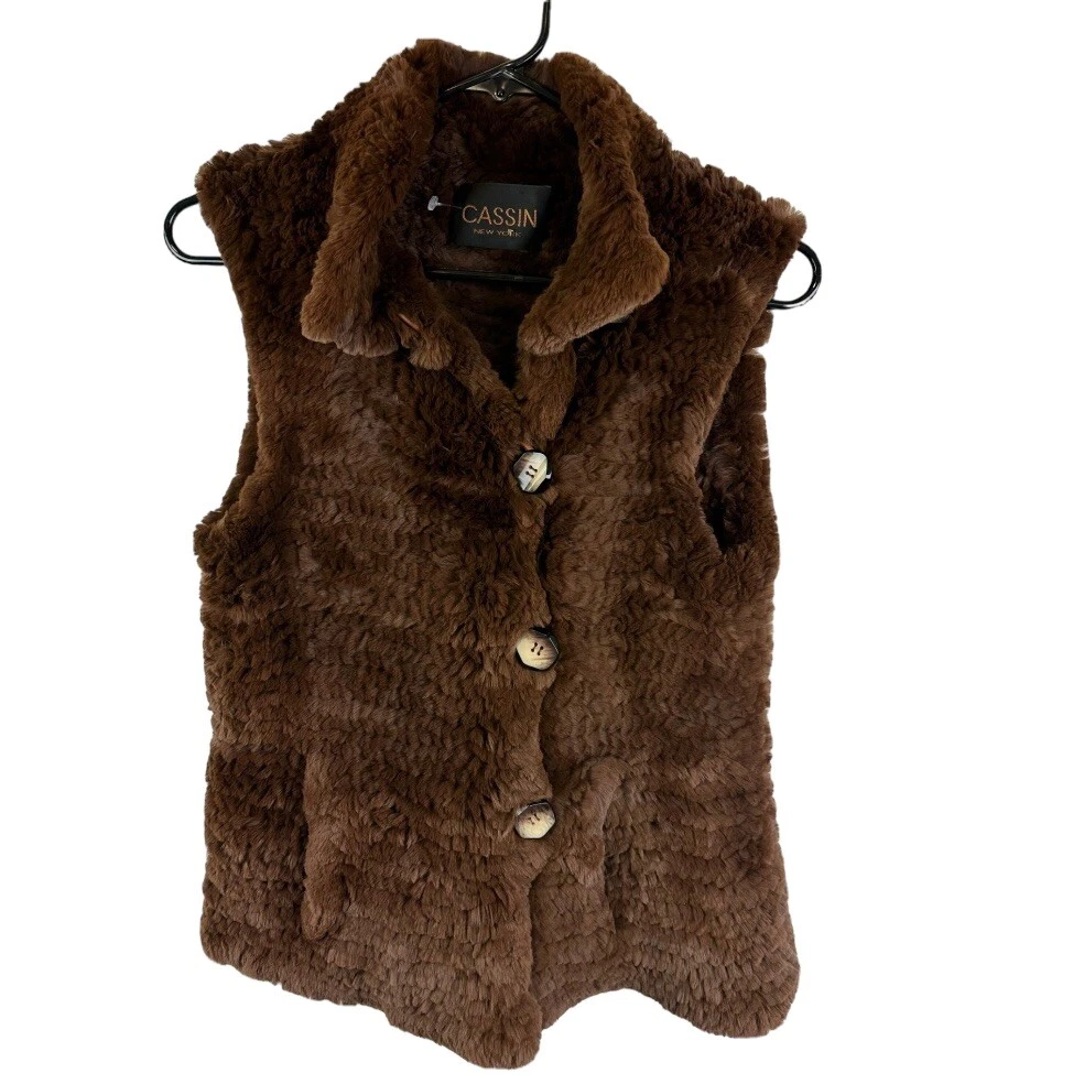 Ebay clearance fur vest