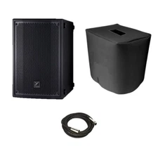 Bundle of 1x Yorkville YXL10SP 10" Powered Subwoofer + Cover & XLR Cable