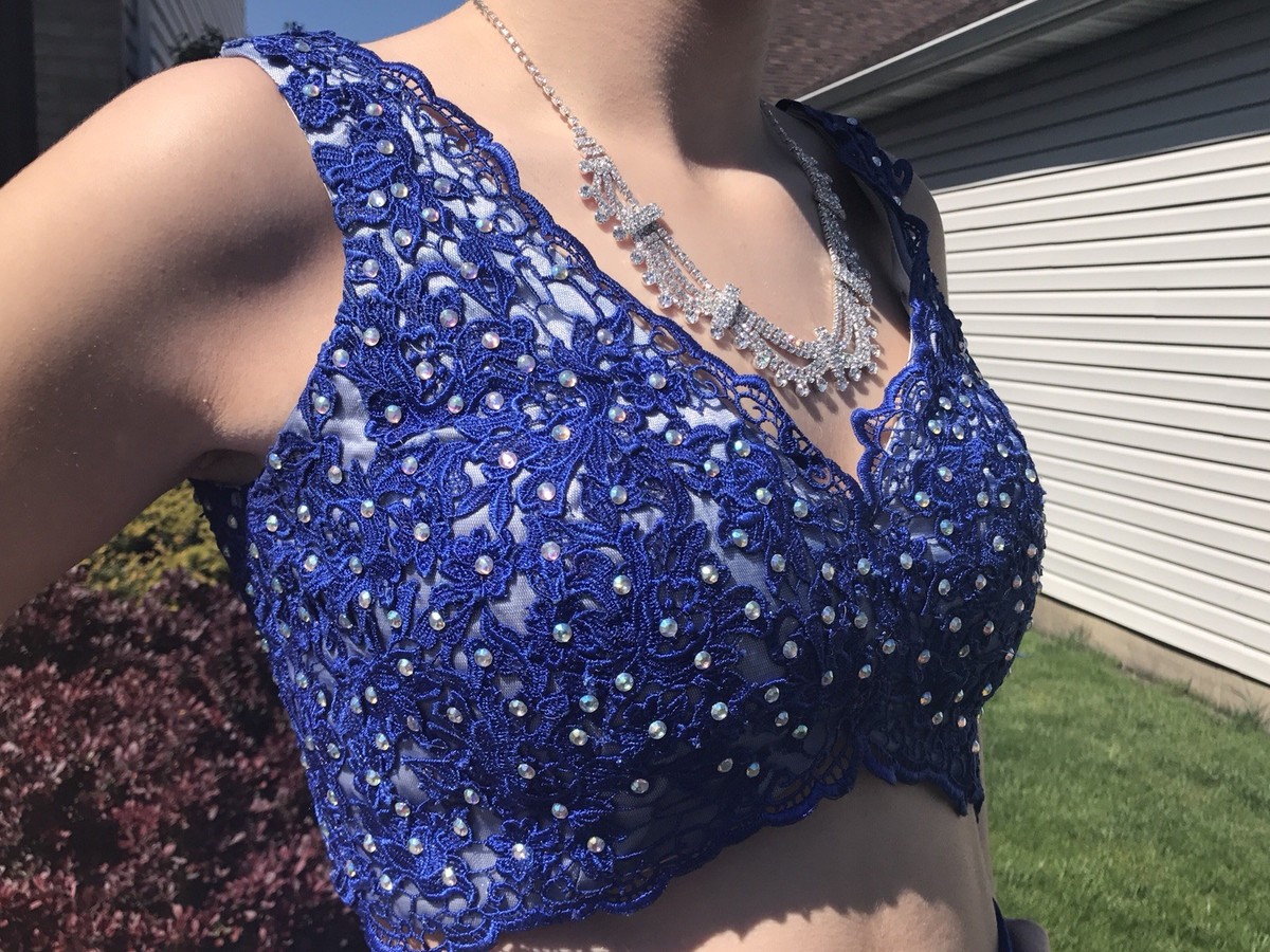 Beautiful Two Piece Beaded Prom Dress | eBay