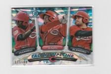 2018 Bowman Chrome Trammell Senzel Blandino Talent Pipeline Atomic 077/150 Reds