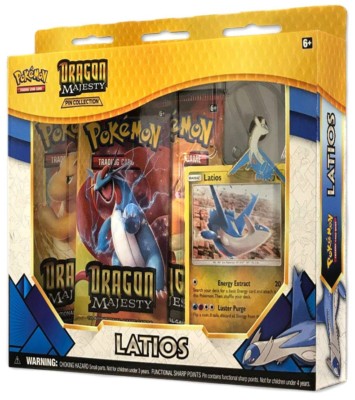 pokemon booster box dragon majesty Pokemon Dragon Majesty Latios Pin Collection