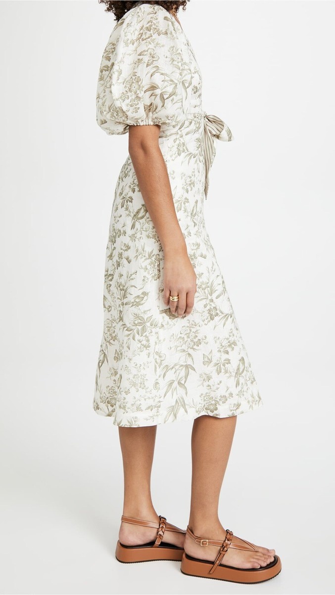 Zimmermann Linen Day Midi Dress BNWT Size 0P | eBay Zimmermann Linen Day Midi Dress BNWT Size 0P | eBay