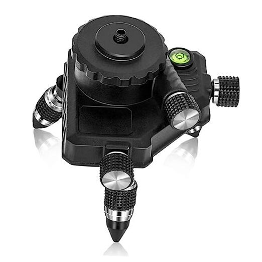 Laser Level Adapter for Laser Level and Tripod Connector, Finely Adjustable