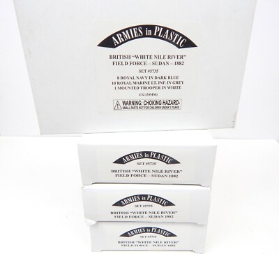 AIP 1/32 British White Nile Field Force Sudan 1882 5735 4 Box Sets NEW!