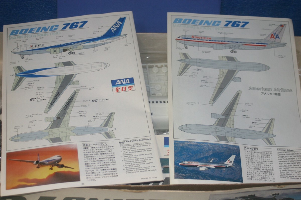 BOEING 767 .200 1/100 ANA,American,Ansett NITTO JAPAN | eBay