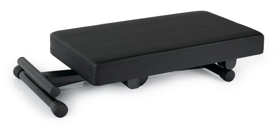 Piano Bank Keyboard Klavier Hocker Sitz schwarz Kunstleder höhenverstellbar - Bild 3 von 4