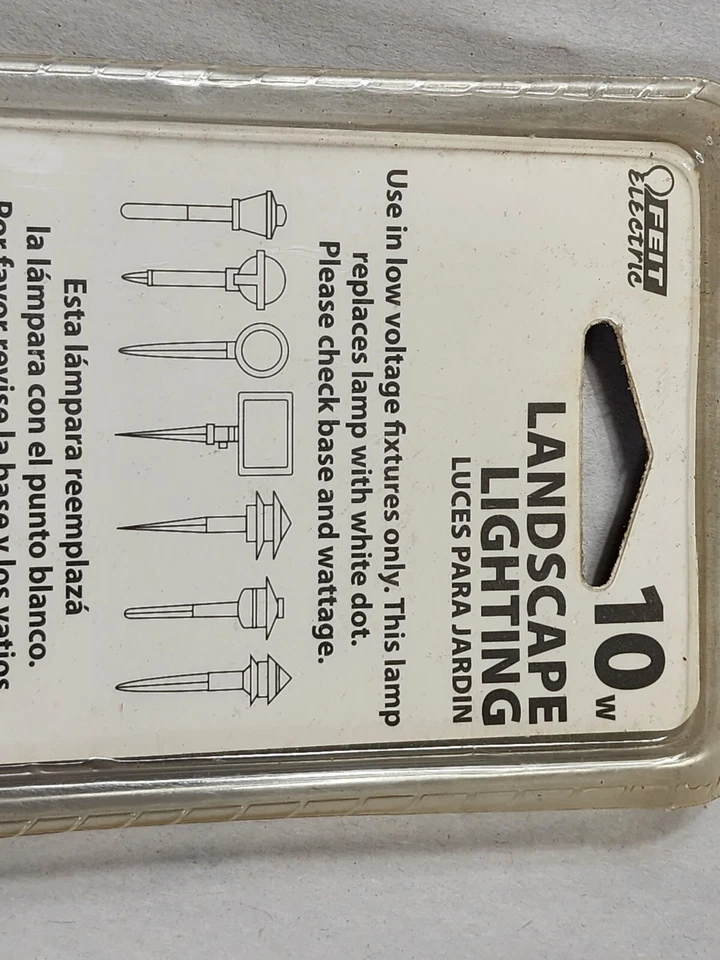2 Feit Electric 10-Watt / 12-Volt Old Style G4 Bi-Pin Landscape Light Bulbs NEW - Image 4 of 4