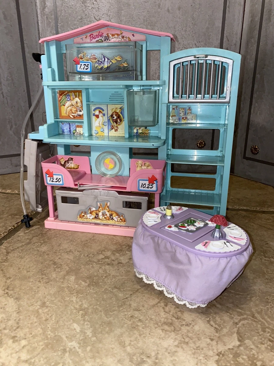 Barbie Posh Pets Sweet Sounds Pet Shop Playset 2002 RARE Mattel Sounds Work