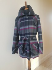 Ex Bhs Super Soft Wool Blend Belted Winter Jacket Coat. Sizes Uk 12-14