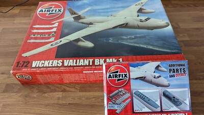 Airfix Vickers Valiant BK.Mk.1 A11001 1:72 Model Kit + Additional