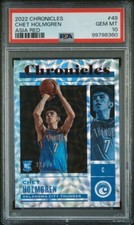 2022-23 Panini Chronicles, Chronicles Asia Red /48, Chet Holmgren #202 