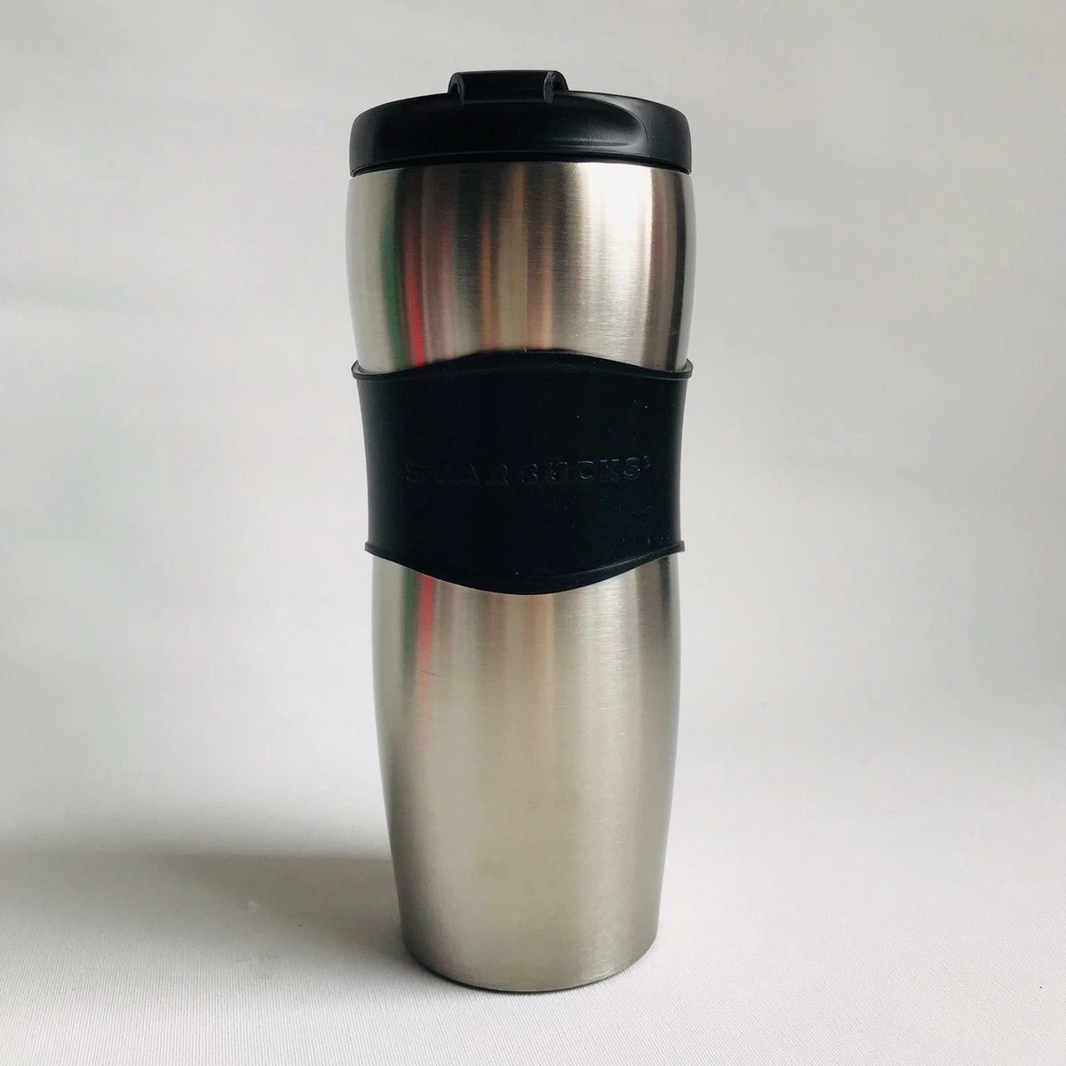 Logo stainless steel travel cup in silver - Balenciaga