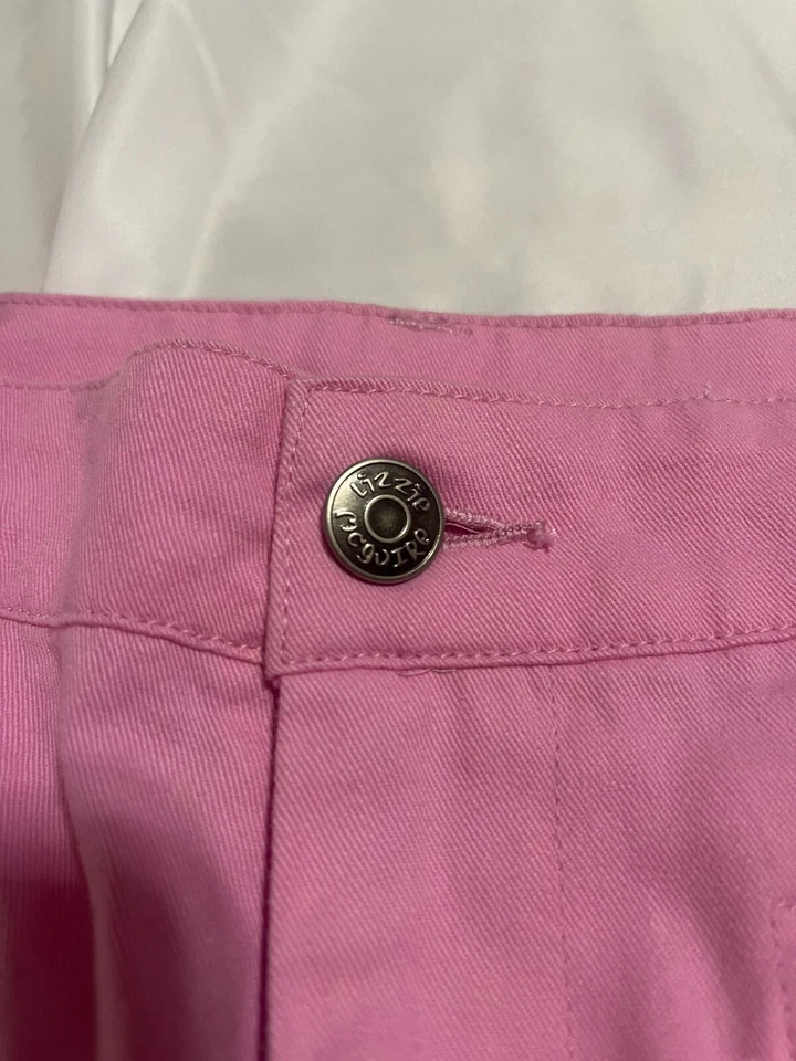 y2k 2000s Disney Channel Lizzie McGuire Girls Capri Pink Floral Pants 16 - Image 4 of 4