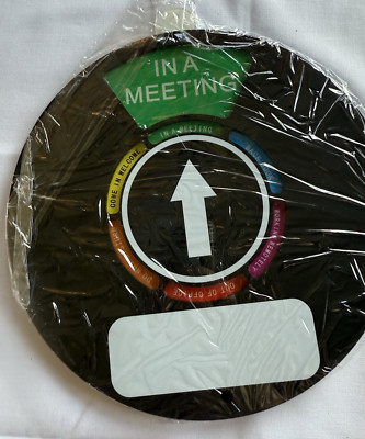 Out Of Office Sign for Door 6 Options In Meeting, Working Remotely etc.  NEW