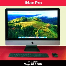 iMac Pro 27 | 2.5GHz 14-Cores |  128 GB |  1TB SSD | AMD Vega 64  16GB VRAM