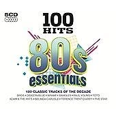 Various Artists : 100 Hits: 80s Essentials CD Box Set 5 discs (2013) Great Value