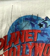 Ultra RARE Van Damme JCVD Signed BIRTHDAY  Planet Hollywood T Shirt 1998 VINTAGE