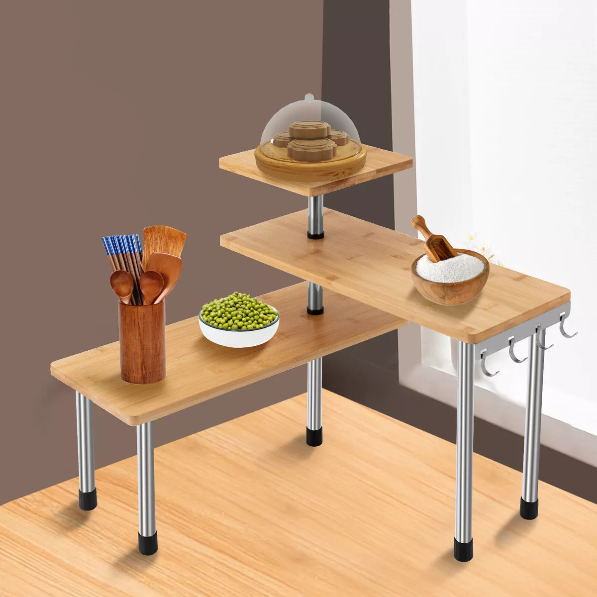Desktop corner shelf organizer deals