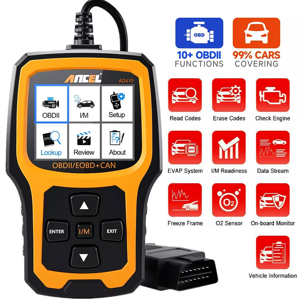 Check Engine DTC OBD2 Diagnostic Tool Automotive Code Reader Car ODB2  Scanner