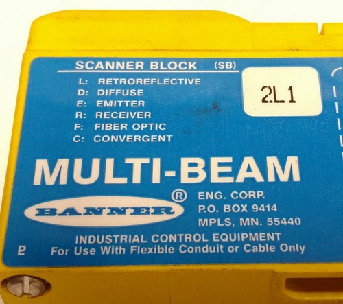 GENUINE BANNER 2LM3 16536 Multi-Beam 2-WIRE AC LOGIC MODULE NEW IN BOX GENUINE BANNER 2LM3 16536 Multi-Beam 2-WIRE AC LOGIC MODULE NEW IN BOX