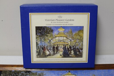 Optimago Hand Cut Wooden Jigsaw Puzzle~ Victorian Pleasure Gardens~312 Pieces