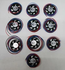 10 Pack Lot Delta IGB Axial Round Fan 12V DC 3 Wire 0.15A 5012 50mm x 12mm