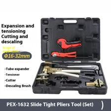 Tensioner Slide Pliers Pipe Expansion Tool PEX-1632 Floor Heating Crimping Plier