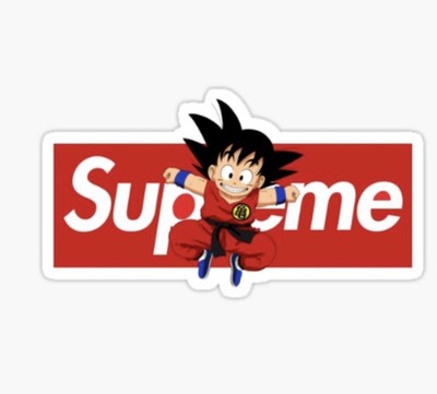 goku supreme sticker