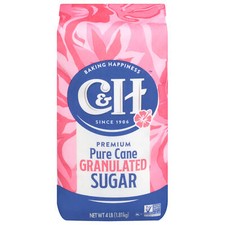 C H Sugar Pure Cane Granulated 4 lb Pack of 10