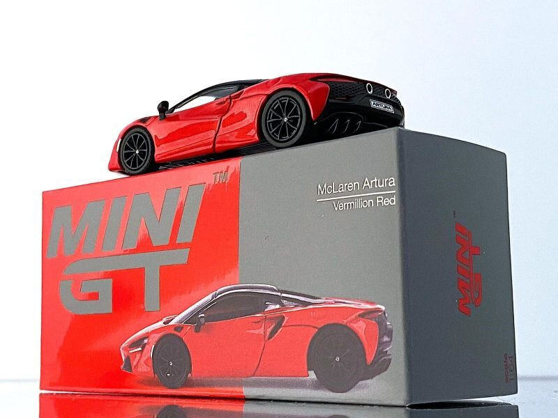 2023 McLaren Artura Vermillion Red *** Mini GT 1:64 | eBay